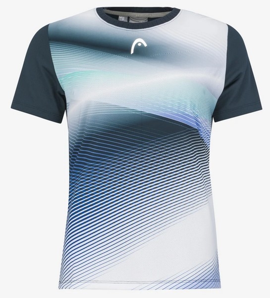 HEAD women T-Shirt PERFORMANCE  navy print