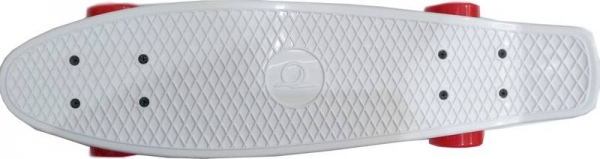 PLAYLIFE Skateboard VINYL 22.5 x 6 inch  57cm x 15cm  WHITE