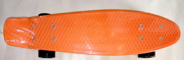 PLAYLIFE  Skateboard  VINYL 22.5 x 6 inch  57cm x 15 cm ORANGE