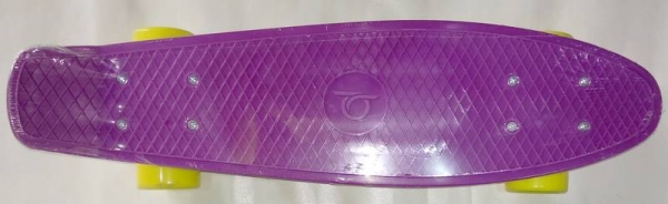 PLAYLIFE  Skateboard  VINYL 22.5 x 6 inch  57cm x 15cm PURPLE