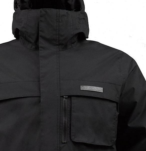 BURTON Men POACHER Jacket black  process logo stick black