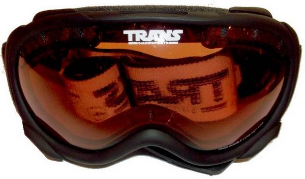 TRANS Goggle POWDER black orange 55