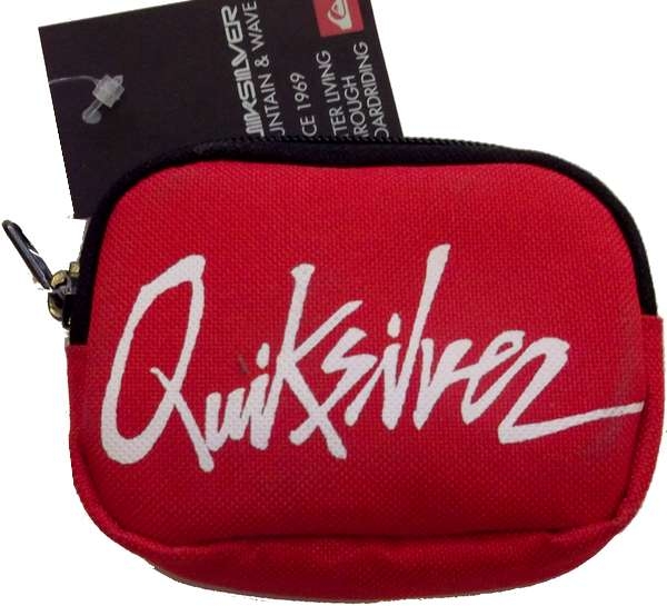 QUIKSILVER mini Wallet red