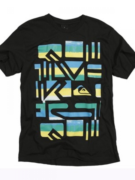 QUIKSILVER T-Shirt BLEEKER  black