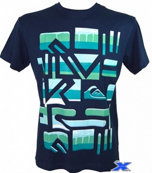 QUIKSILVER T-Shirt BLEEKER  navy