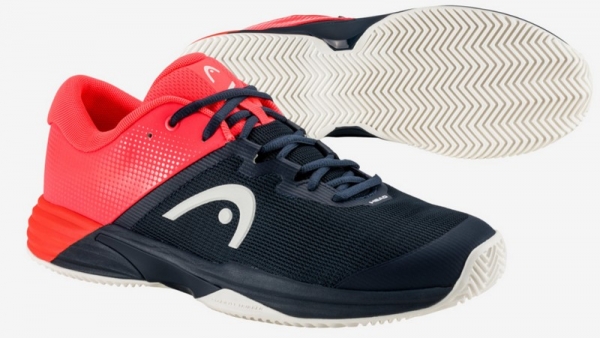 HEAD men Tennisschuhe REVOLT Evo 2.0  blueburry coral