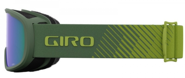 GIRO Goggle ROAM green streaker  loden green 26 + yellow 84 lens