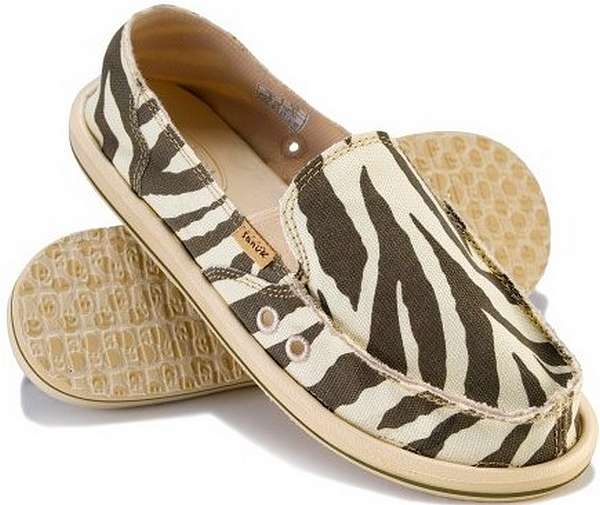 SANUK Women Sandals Sidewalk Surfers GAME Zebra