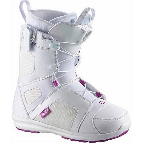 SALOMON Boot SCARLET white