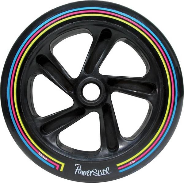 POWERSLIDE Scooter Rolle 200mm black grey