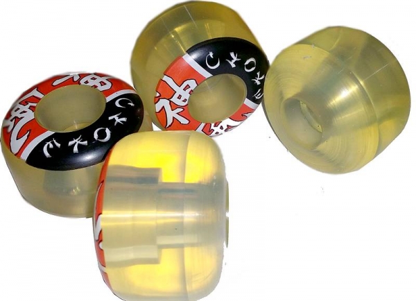 CHOKE Wheel Set 58mm 82a clear