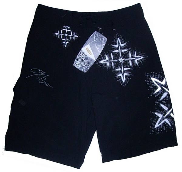 OXBOW Board Short 4 Flower  black