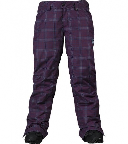 BURTON Women SOCIETY Pant mulberry line plaid