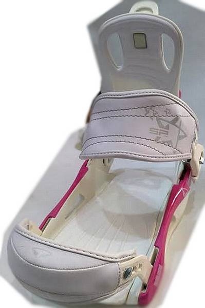 SP Snowboard Bindung FASTEC Private white pink