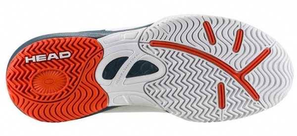 HEAD junior Tennisschuhe Sprint 3.5  white orange