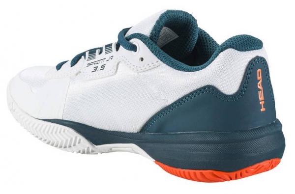 HEAD junior Tennisschuhe Sprint 3.5  white orange