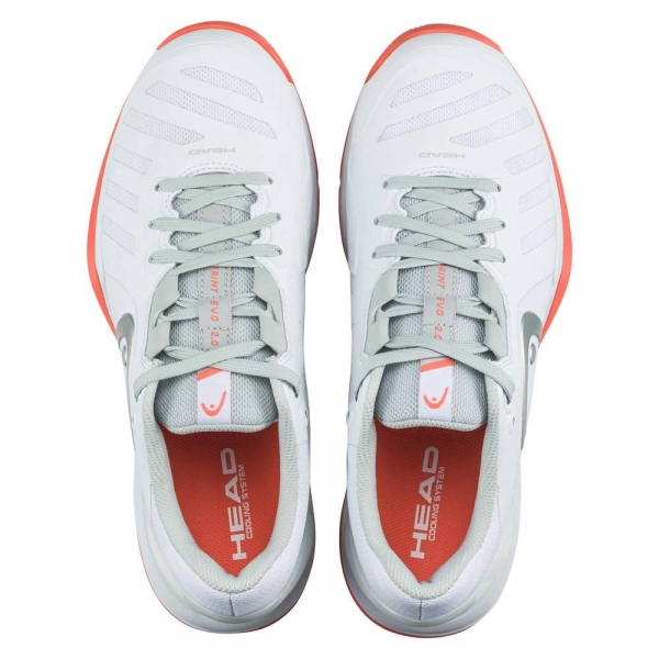 HEAD women Tennisschuhe EVO 2.0 Clay white salmon