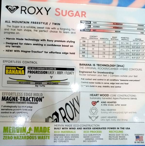 ROXY Snowboard XOXO  blue