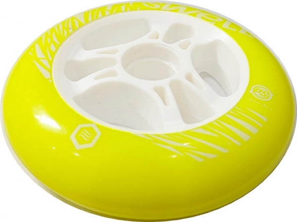 POWERSLIDE Inline Skate Rolle SWELL 110mm 86a yellow white