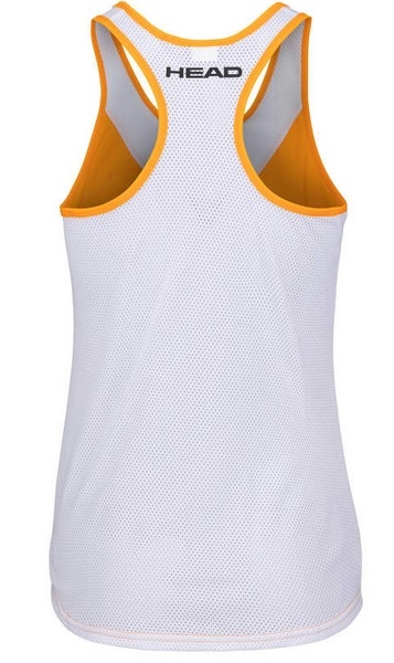 HEAD women TENLEY Tank Top  orange white