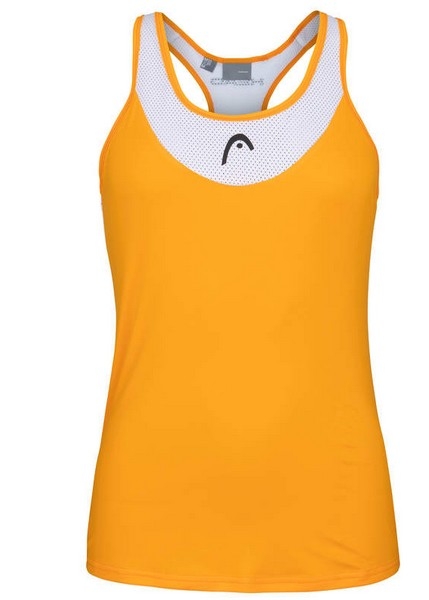 HEAD women TENLEY Tank Top  orange white