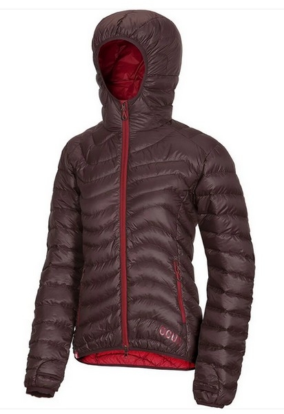 OCUN Daunenjacke TSUNAMI women  chocolate garnet red