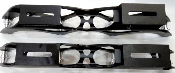 POWERSLIDE Schiene VI Alu 12.6 4x100 along 125mm - 200mm