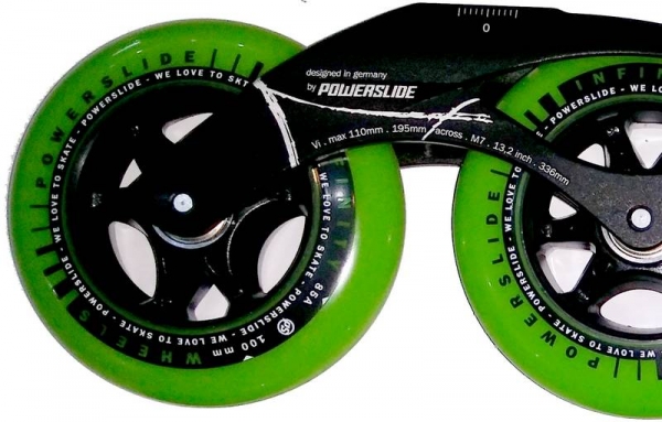 POWERSLIDE Frame Set Vi Aluminium 4x110 100mm PS