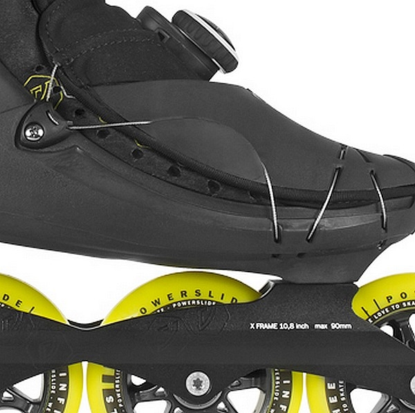 POWERSLIDE Inline Skates VI 90  black yellow
