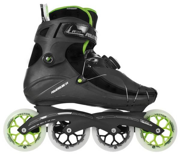 POWERSLIDE Inline Skates VI 90 flyte  black green