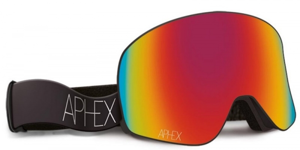 APHEX Goggle VIRGO black  revo red 25 + yellow 54