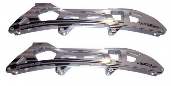 POWERSLIDE Schiene VISION silver 4 x90 13 165mm