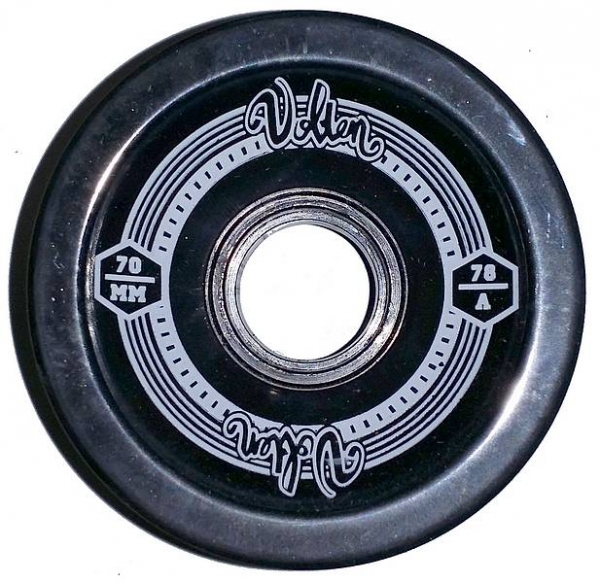 VOLTEN Longboard Wheel Set 70mm 78a  black