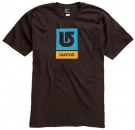 BURTON T-Shirt 1/2 Logo Vertical Farbe: choco